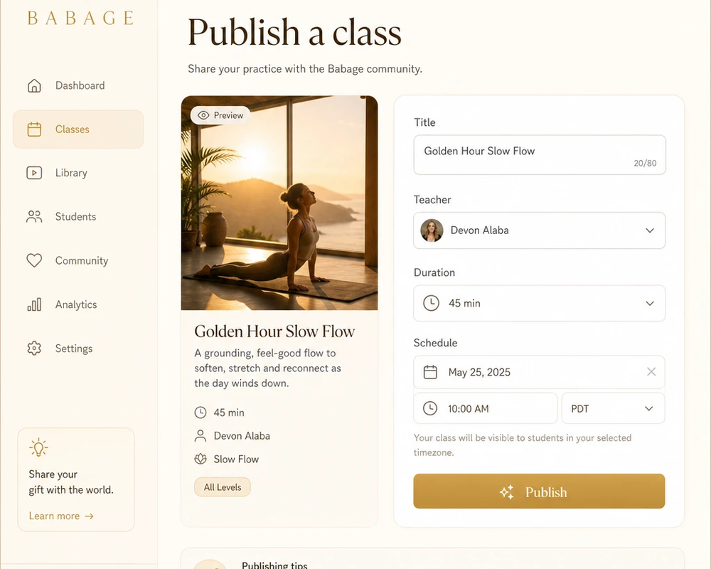 publish flow