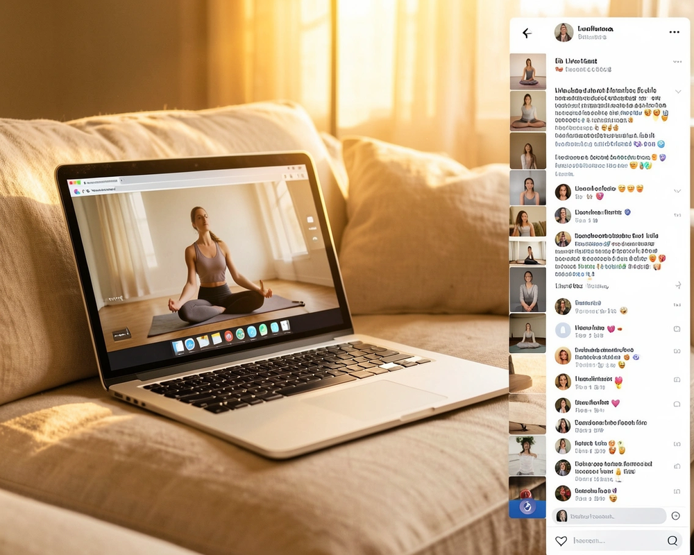 live class · chat